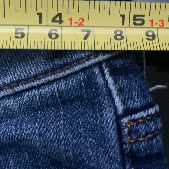 MAVI womens boyfriend cut off skinny ankle jeans size stretch dark wash 30x26 - Picture 13 of 15